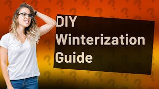 Can I winterize my sprinkler system myself?