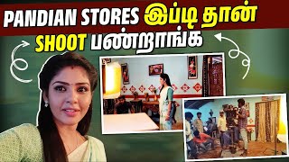 Pandian Stores-ல இவ்ளோ வேலை நடக்குதா😮 | Busy Shooting Day Vlog | Hema's Diary