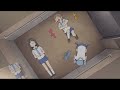 Yuuko mio and mai laughing to insanity inside an elevator