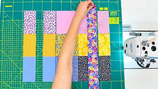 A Beautiful Patchwork Pattern Anyone Can Make | Step-by-Step Tutorial