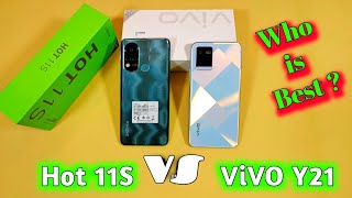 Infinix Hot 11S vs ViVO Y21  Full Comparison || Which One You Should BUY 