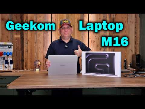 Geekom M16 Laptop Deal with Intel Core Ultra 9, Fingerprint, Huge Battery, and Aluminum Case for ...