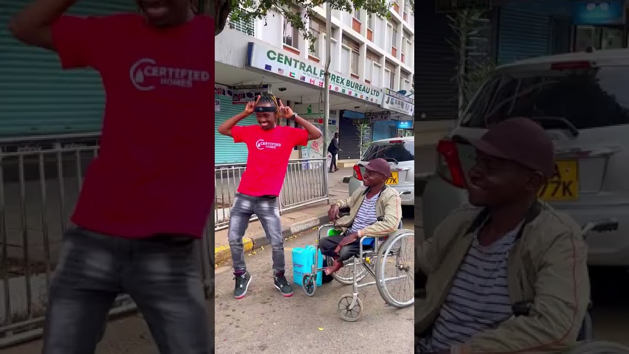 ⁣Trevor Silaz taking smiles to the less fortunate🌹