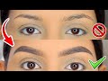 CÓMO FINGIR CEJAS PERFECTAS PASO A PASO ✅ | PRINCIPIANTES |  AbrilDoesMakeup ♡