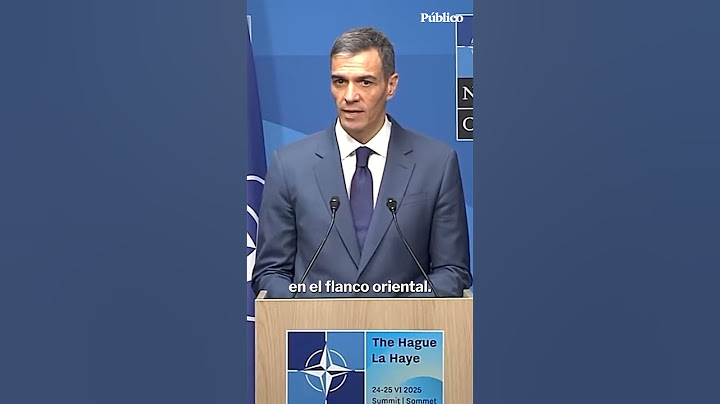 Pedro Sánchez: "La OTAN está unida y sale con más fortaleza"
