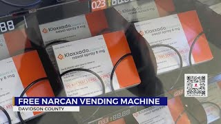 Davidson County vending machines distributing Narcan for free