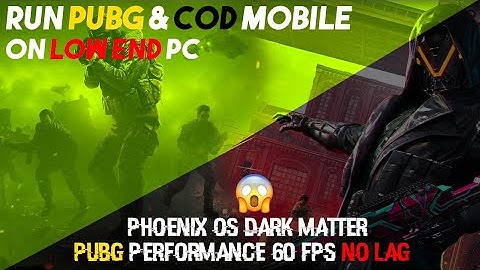 Phoenix OS Dark Matter PUBG Performance 60 FPS 😍 Lag Fix Runs Smooth || Reapers Streaming