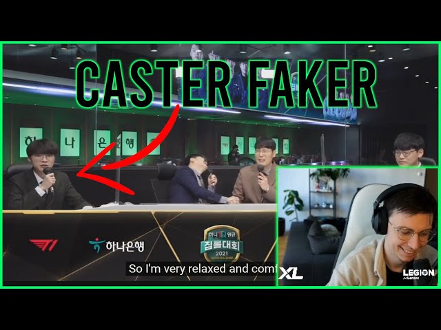 Caedrel Reacts To FAKER Casting class=