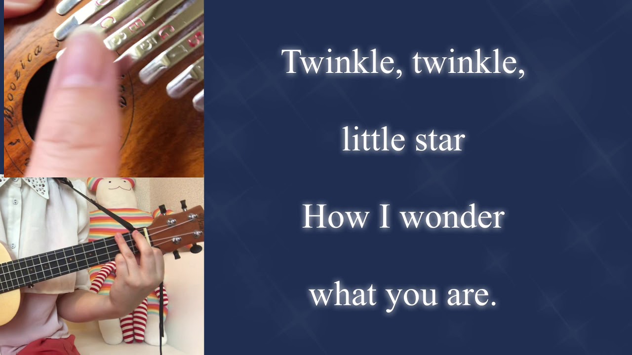 日英韓【キラキラ星 Twinkle, twinkle, little star 반짝반짝 작은 별