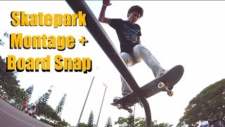 Banzai & Porter Skatepark Montage + Board Snap