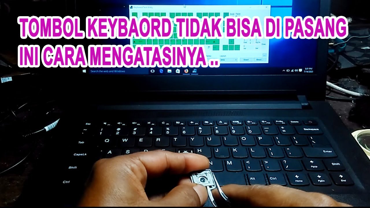 Cara memperbaiki keyboard laptop lenovo ideapad 110