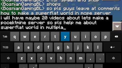 My MCPE Pocketmine Server for 0.9.5  or 0.8.1