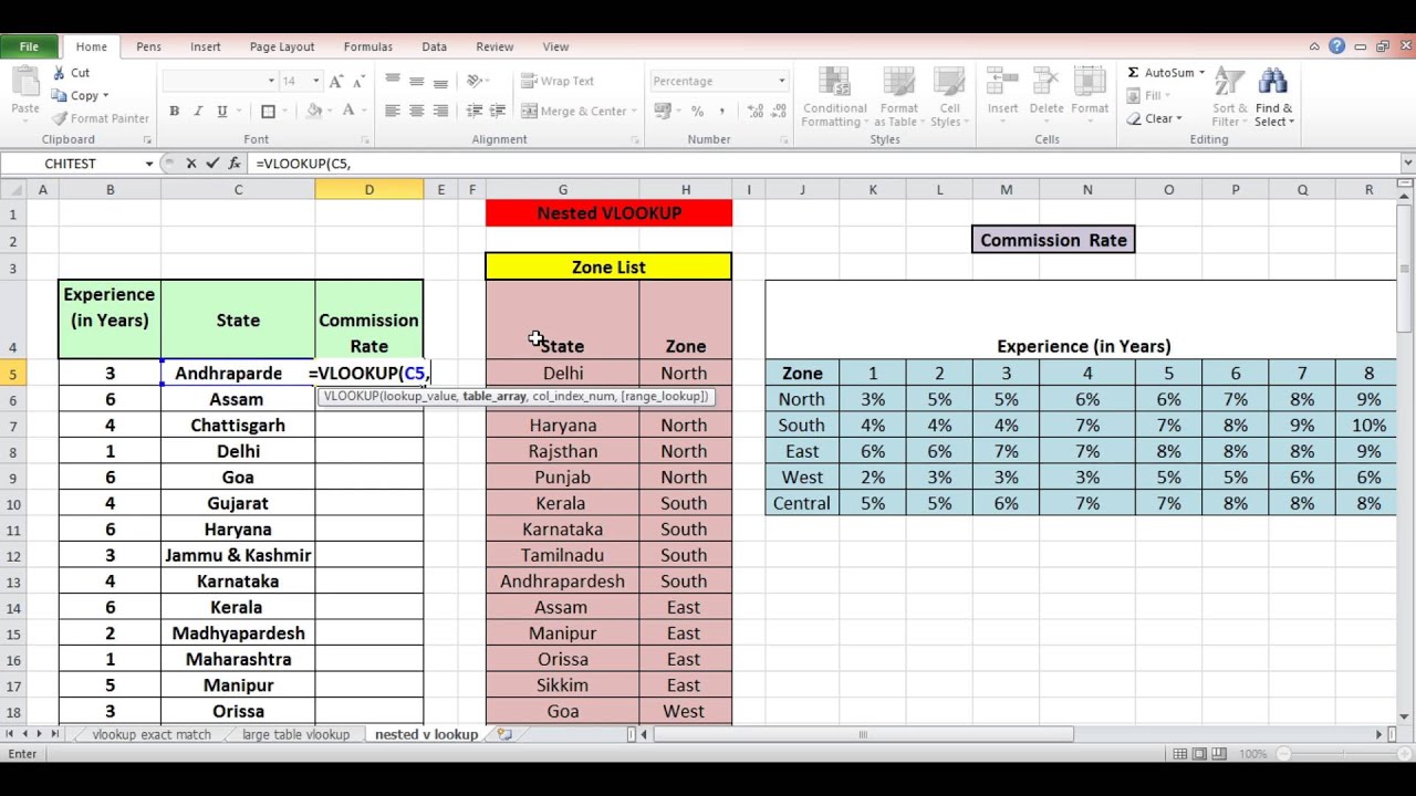 vlookup in excel 2016 youtube