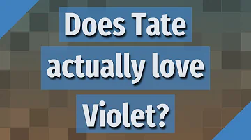 Does Tate end up with Violet?
