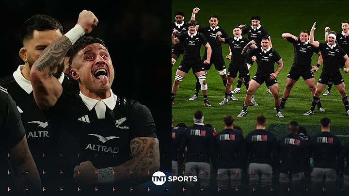 EPIC SCENES! 🤩 The All Blacks perform the Haka in front of Italy 😮‍💨