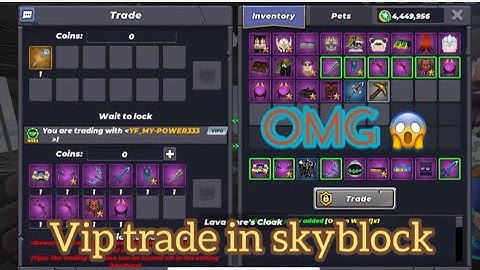 Proof trade (19) how to get rich 🤑 trade system in skyblock blockmango vip trade in skyblock 🤑💰