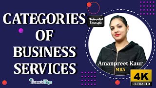 Types of business services | class 11 | business studies - Explained with Animated Examples