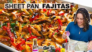 Easy Dinner Ideas: Sheet Pan CHICKEN FAJITAS