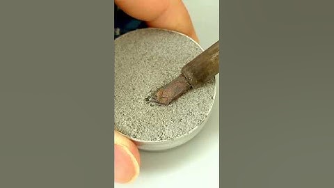 how to fix soldering iron tip? #solderingequipment #howtosoldering #satisfying