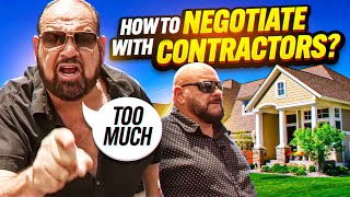 How to negotiate with contractor