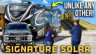 RV Solar Experience LIKE NO OTHER: Introducing Signature Solar ☀