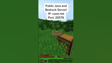 #shorts Join my Minecraft Server! #minecraft Java and Bedrock #minecraftserver #minecraftsmp #ruxor