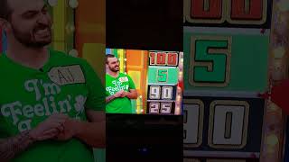 Price Is Right Record Win On Wheel Five Cents gameshow winner happy funny