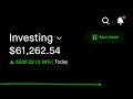 Weekly recap &amp; distributions coming in this week! $61,000.00 Robinhood portfolio 💰 ✨️ 🙌