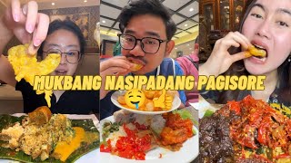 Kumpulan Mukbang Nasi Padang pagisoree paling NGILER 🤤🤤👍200k buat 1naspad!!