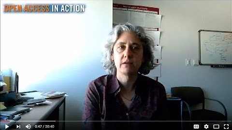 Lisa Schiff Discusses Open Access