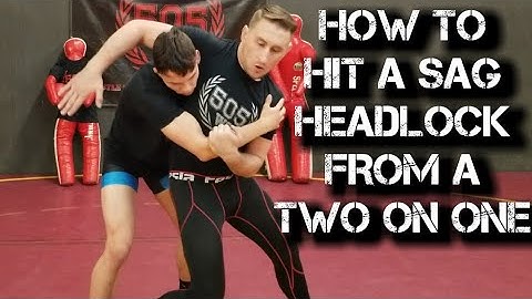 How to Hit a Sag Headlock from a Two on One in Wrestling - Head and Arm Throw