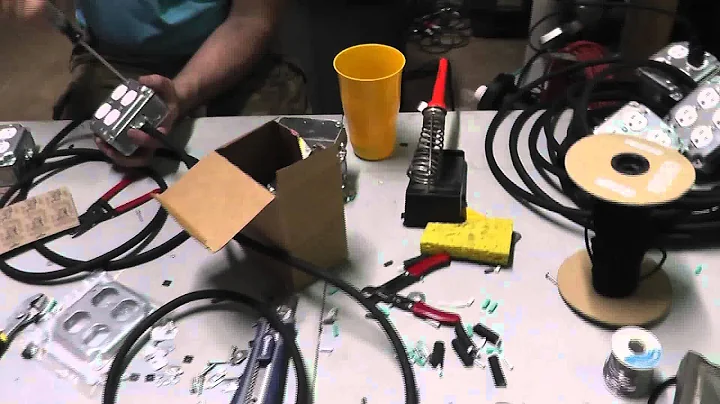 Building Stringer Cables with my friend Randal Sto...