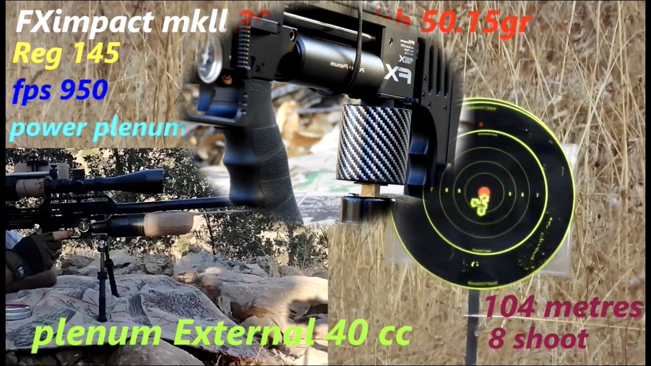 Fx impact  30 cal  (104 m)plenum بادی ھەوایی  External 40 cc