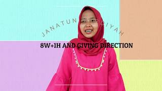 8W H AND GIVING DIRECTION JANATUN MARDIYAH