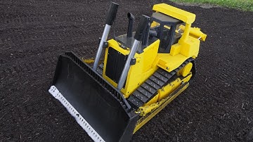 3D printed RC dozer.