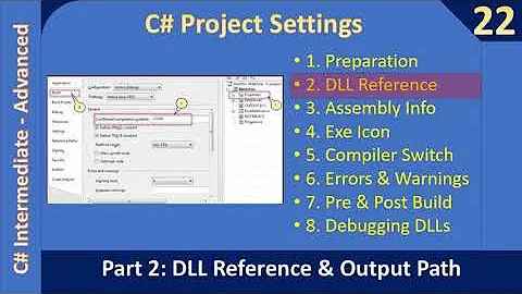 Project Properties | Part 2 Add DLL Reference | C# Advanced #22