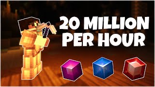 How to MAKE MILLIONS GEMSTONE MINING | Hypixel Skyblock