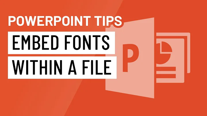 PowerPoint Quick Tip: Embed Fonts Within a File