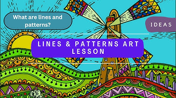 Line pattern Art | What are lines and patterns | Art lesson with examples