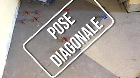 Comment poser du carrelage mural en diagonale ?