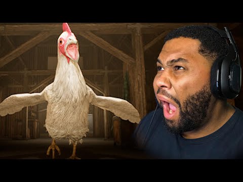 A CHICKEN THIS BIG SHOULD BE ILLEGAL | Chicken Feet - Horror Game (Full Game)