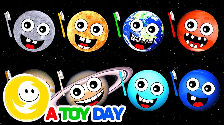 Brush Your Teeth With Planets 🦷🪥🌎 🪐 | Planet Song for Baby | Planet Order Song | Baby Planet Rhymes