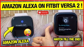 Alexa On Fitbit Sense, Versa 3 & 2!