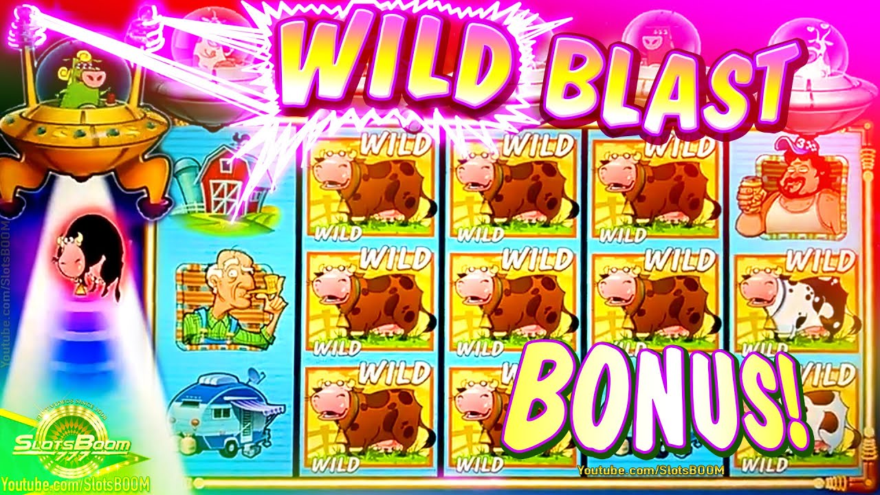 WILD BLAST BIG WIN BONUSES!!! Invaders Attack From the Moolah