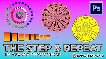 Step and  Repeat in Adobe Photoshop