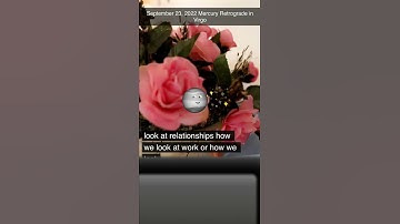 Mercury Retrograde in Virgo 🎉 #Shorts