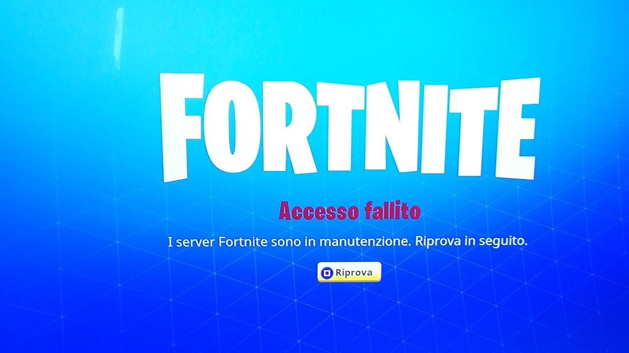 oggi fortnite - fortnite accesso fallito