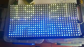 NTP clock on two 8x32 addressable led displays (4)