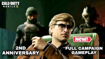 COD Mobile 2nd Anniversary Campaign Full Gameplay All Cutscenes No Commentary HD