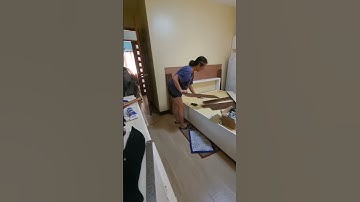 Part 1 - DIY HEADBOARD WITH LEFTOVER FLUTED PANELS